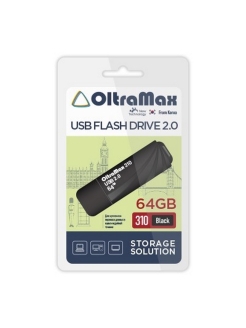 ф\к USB2.0 64GB OltraMax 310 черный