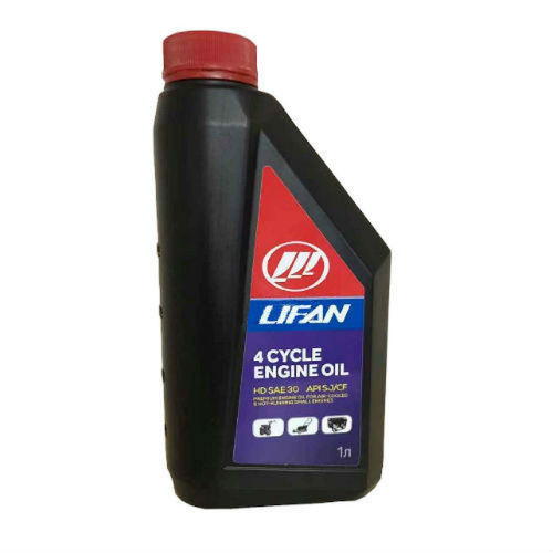 масло Lifan SAE 30 API SJ/CF 4-х тактное 1л.(12шт)