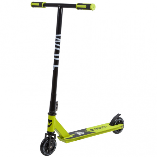 самокат трюковый Novatrack Wolf 110 Plastic EL колеса 110мм (max 100кг)