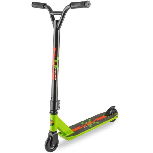 самокат трюковый Novatrack Pixel колеса 100мм (max 100кг) алюминий