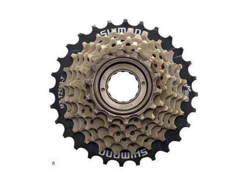 звездочка велосипеда задняя Shimano MF-TZ500 трещотка, 7 ск. 14-28Т