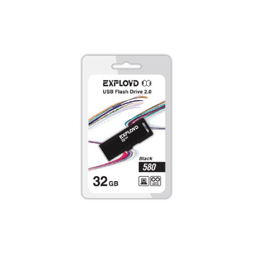 ф\к USB2.0 32GB Exployd 580 черный