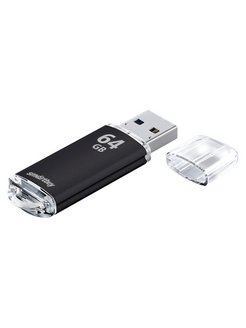 ф\к USB2.0 64GB Smart Buy V-Cut черный