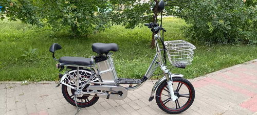 электробайк Тайфун 20" алюминия рама,500W,48V13AH черный