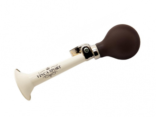 клаксон металлический Vinca Sport HR-278 brown с коричневой грушей